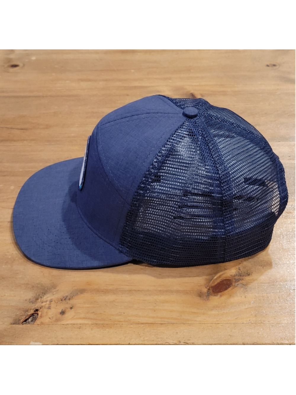 Live Forever Golf Panel Hat Snapback Blue Patch Mesh Back One Size Golfer LFG - Picture 3 of 9